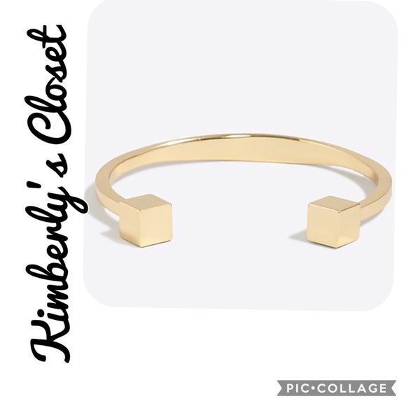 J. Crew Jewelry - 🌼🌸J. Crew Golden Square Cuff Bracelet🌸🌼